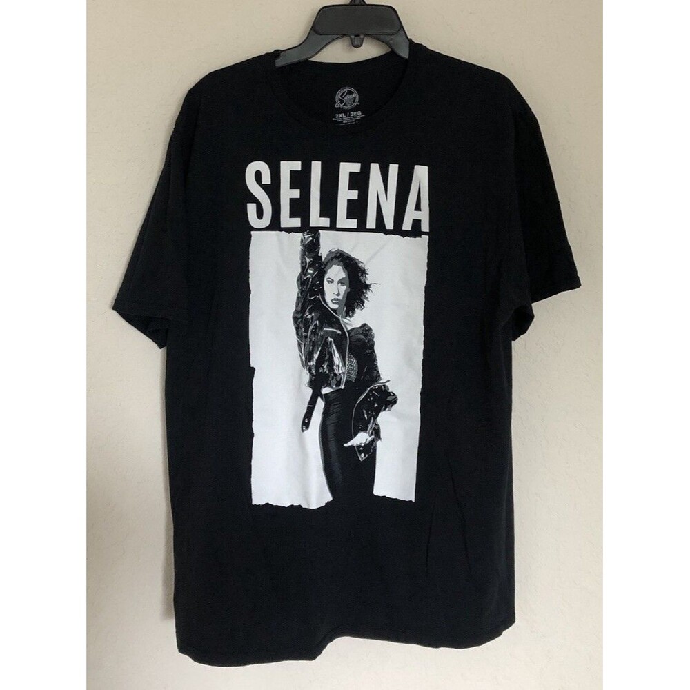 Selena Black & White T-Shirt Official Merchandise Anything For Selenas Size 2XL